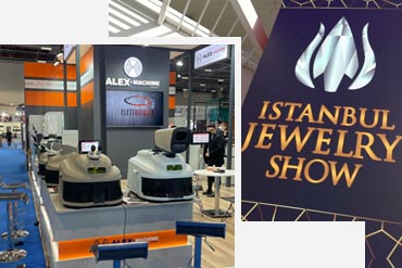 ISTANBUL JEWELRY SHOW DA ALEX MAKİNA  DA VAR!