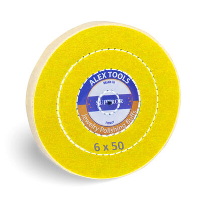 Alex Tools Yellow Polishing Buff 6 x 50