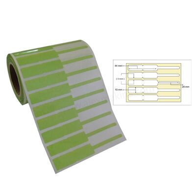 Barcode Label Green 10 x 72 mm (1000)
