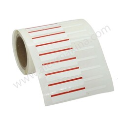  - Barcode Label Red 10 x 72 mm (1000)