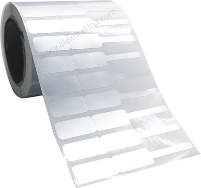 Barcode Label Silver 10 x 72 mm (1000)