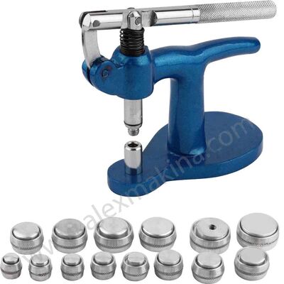 Benchtop 28 Aluminum Die Watch Closing Press Set