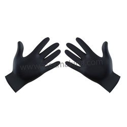 - Black Nitril Gloves  - Black Nitril Gloves