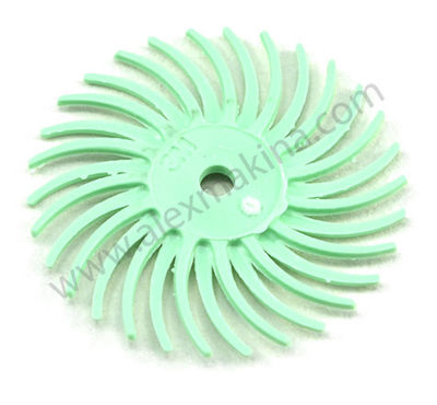 Bristle Disk Açık Yeşil 19 mm (1000)