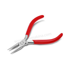 Flat nose K-wire pliers, 7'',serrated jaws