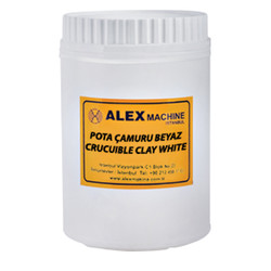 - Crucuible Clay White 1 kg  - Crucuible Clay White 1 kg