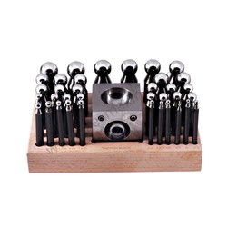 - Dapping Punch Set Of 36 (2,3-25 Mm)  - Dapping Punch Set Of 36 (2,3-25 Mm)