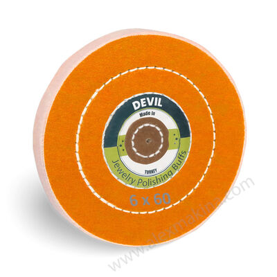 Devil Orange Polishing Buff 6 x 60