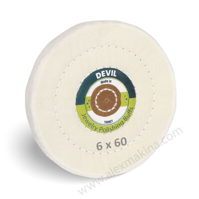 Devil White Polishing Buff 6 x 60