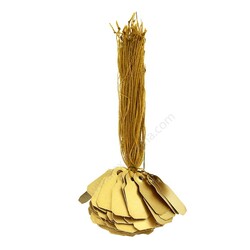  - Drawstring Label Gold 10 x 15 mm (80 Pcs)