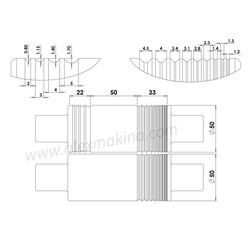 Durston Agile Mini Silindir Kombine 110 mm - Thumbnail