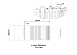 Durston Agile Rolling Mill Combine 50 mm - Thumbnail