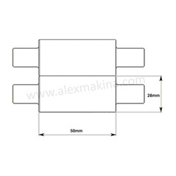 Durston Agile Rolling Mill Flat 50 mm - Thumbnail