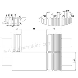 Durston Agile Silindir Kombine 165 mm - Thumbnail