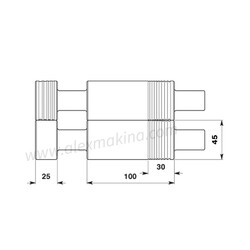 Durston Kollu Mini Silindir Kombine 100mm MINIC100 - Thumbnail