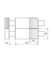 Durston Kollu Redüktörlü Silindir Kombine 130 Mm - Thumbnail