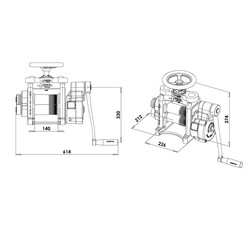 Durston Lucinda Rolling Mill 130 mm - Thumbnail