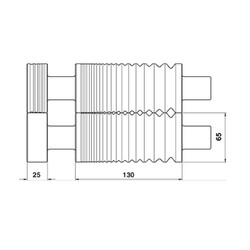 Durston Tui Çiftli Motorlu Silindir 130 Mm - Thumbnail