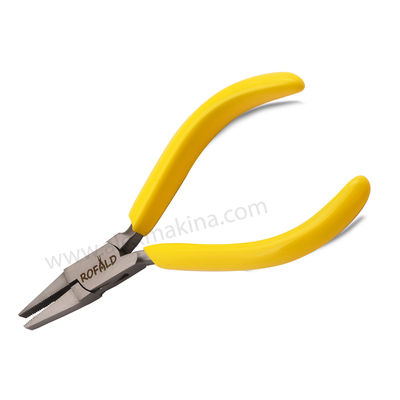 Flat Nose Plier 110 mm Serrated