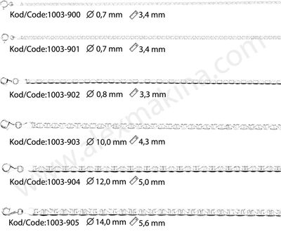 Forsa Marinar Sterling Silver Chain 2,6 mm