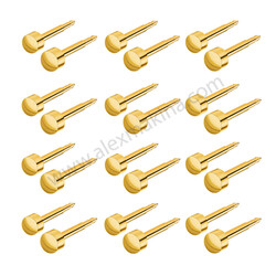 - Gold Plated Ear Piercing Round 3 mm  - Gold Plated Ear Piercing Round 3 mm