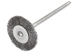 Heluk - Heluk Mandrenli Yuvarlak Beyaz Tel Fırça 22 mm Heluk - Heluk Mandrenli Yuvarlak Beyaz Tel Fırça 22 mm