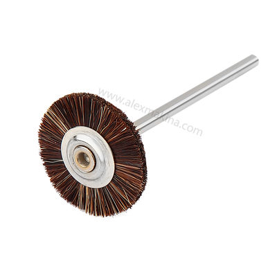 Heluk Mounted Round Brown Soft 19 mm