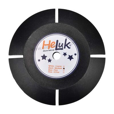 Heluk Silicone Split Lap Black 150 mm