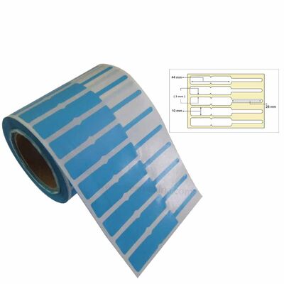 Kuyumcu Etiketi Mavi 10 x 70 mm (1000)
