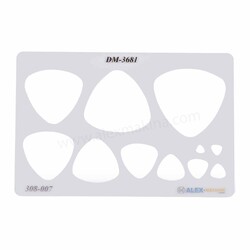 - Metal Clay Template Fat Triangle  - Metal Clay Template Fat Triangle