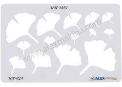  - Metal Clay Template Gingko Leaves