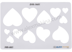 - Metal Clay Template Hearts  - Metal Clay Template Hearts