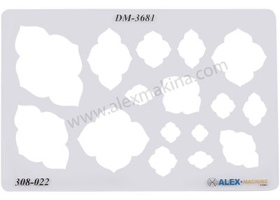 Metal Clay Template Mehadi Frames