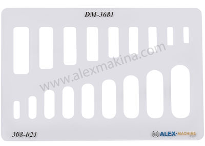 Metal Clay Template Paired Capsules