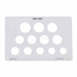  - Metal Clay Template Ring Size