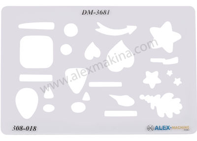 Metal Clay Template Simple Toggles