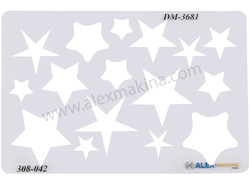 - Metal Clay Template Stars