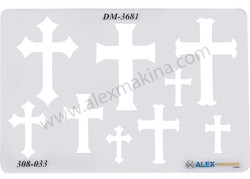 - Metal Kil Şablonu Haç 1  - Metal Kil Şablonu Haç 1