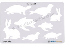 - Metal Kil Şablonu Hayvanlar 1  - Metal Kil Şablonu Hayvanlar 1