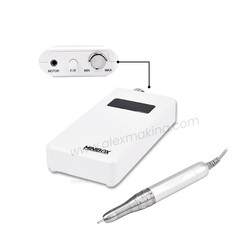 Minibox Bato Beyaz Bataryarlı Mikromotor 30K - Thumbnail