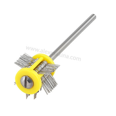 Mounted Matting Brush Mini Yellow