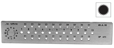 Omo Drawplate 24 Line 1-3 Mm (7/Q/24)