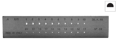 Omo Drawplate Halfround %50 6-9 Mm (2/E)
