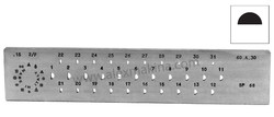 Omo - Omo Drawplate Halfround %33 6-9 Mm (2/I) Omo - Omo Drawplate Halfround %33 6-9 Mm (2/I)