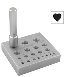 Omo - Omo Bezel Block With Punch Heart 17° (149/BIG) Omo - Omo Bezel Block With Punch Heart 17° (149/BIG)