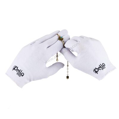 Perla Quality Control Gloves White