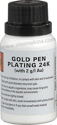 Pino Pen Gold plating 24K (2 gr/l AU)