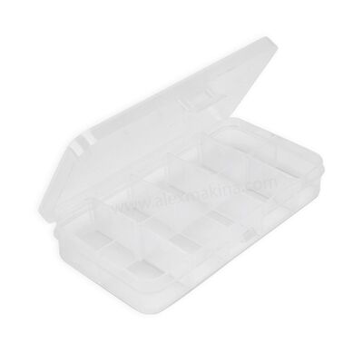 Plastic Transparent Stone Container 10 pcs