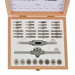 Professional Tap and Die Set 1,00 - 3,00 mm - Thumbnail