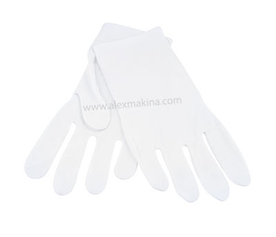 Quality Control Gloves White Medium